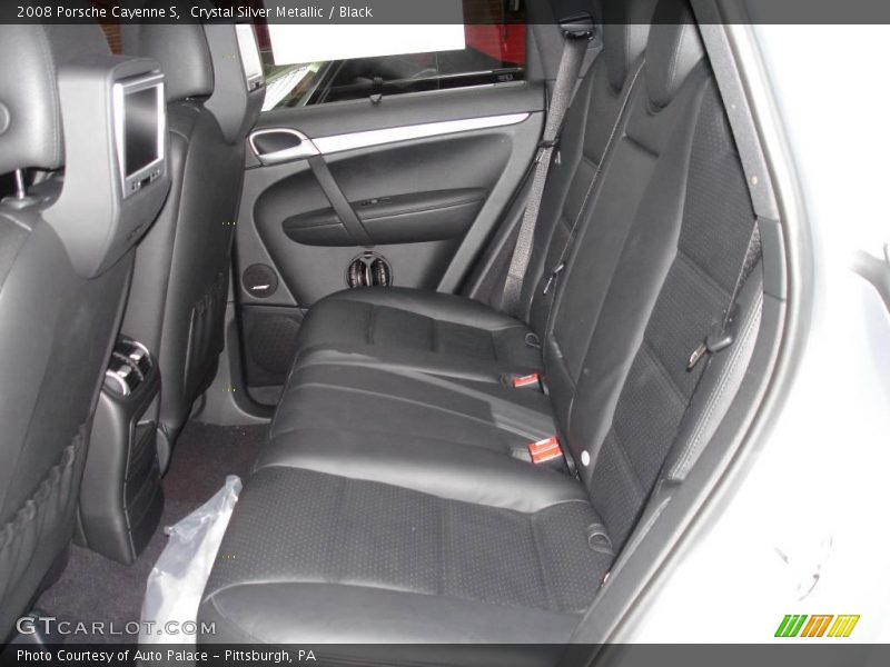 Crystal Silver Metallic / Black 2008 Porsche Cayenne S