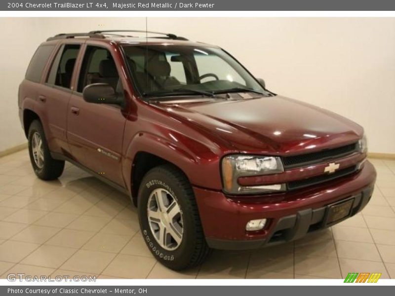Majestic Red Metallic / Dark Pewter 2004 Chevrolet TrailBlazer LT 4x4
