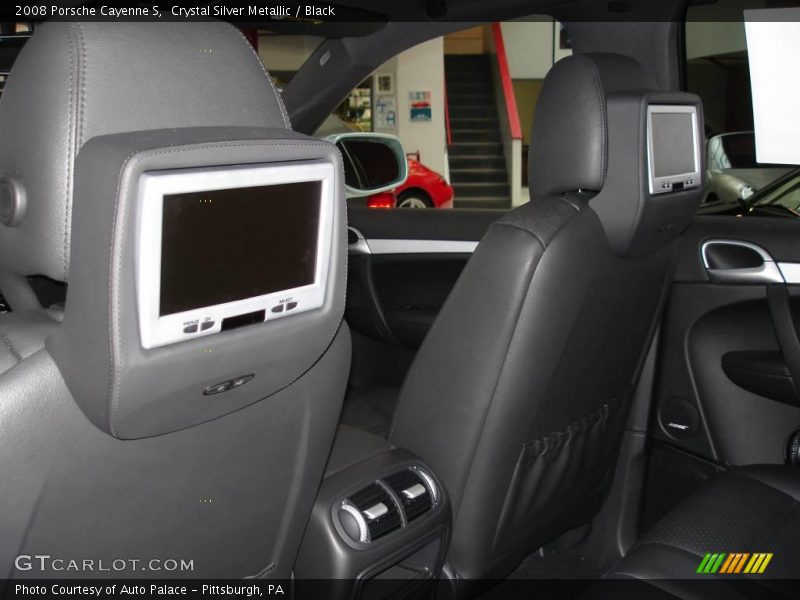 Crystal Silver Metallic / Black 2008 Porsche Cayenne S