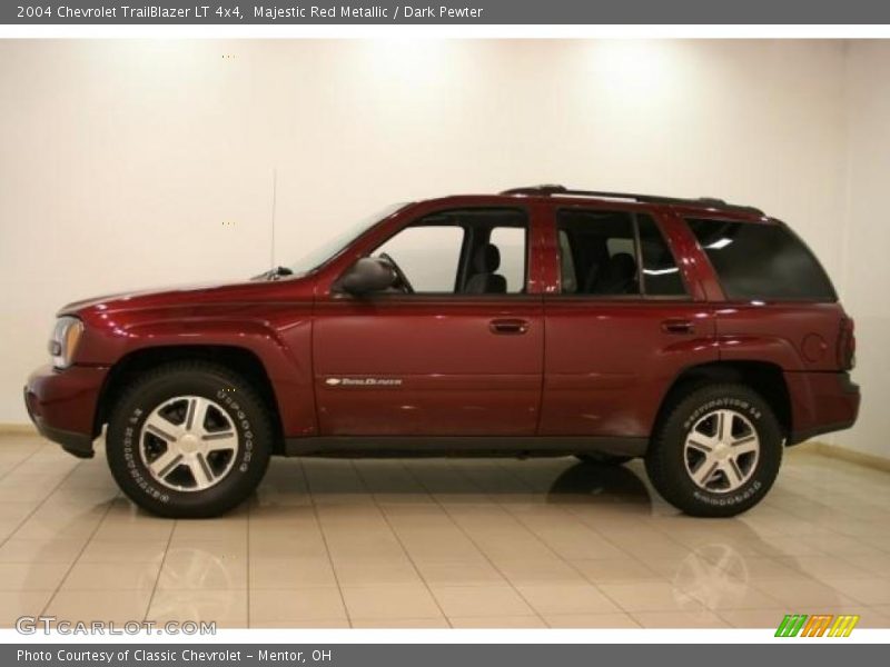 Majestic Red Metallic / Dark Pewter 2004 Chevrolet TrailBlazer LT 4x4