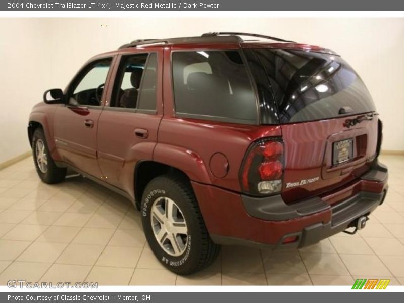 Majestic Red Metallic / Dark Pewter 2004 Chevrolet TrailBlazer LT 4x4