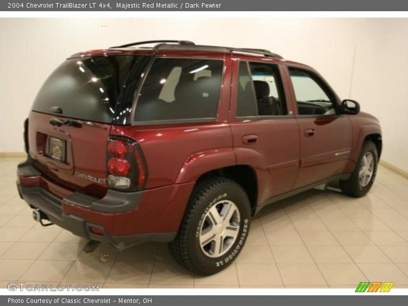 Majestic Red Metallic / Dark Pewter 2004 Chevrolet TrailBlazer LT 4x4