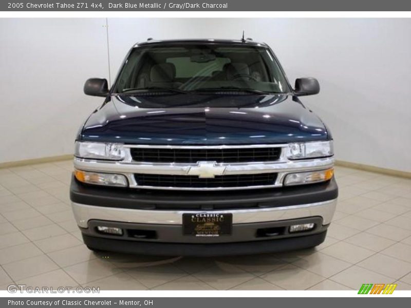 Dark Blue Metallic / Gray/Dark Charcoal 2005 Chevrolet Tahoe Z71 4x4