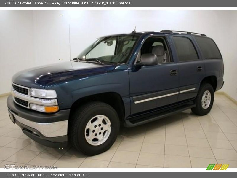Dark Blue Metallic / Gray/Dark Charcoal 2005 Chevrolet Tahoe Z71 4x4