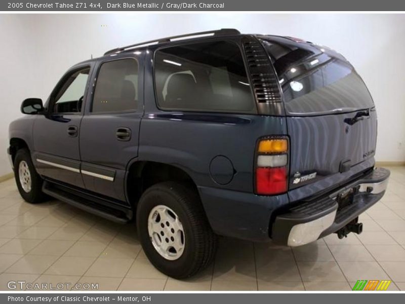 Dark Blue Metallic / Gray/Dark Charcoal 2005 Chevrolet Tahoe Z71 4x4