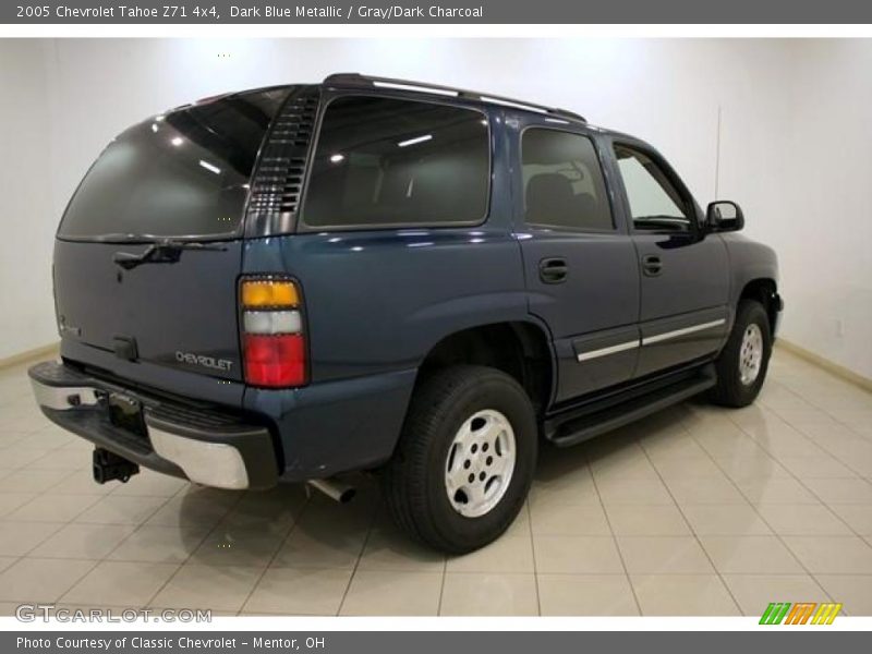 Dark Blue Metallic / Gray/Dark Charcoal 2005 Chevrolet Tahoe Z71 4x4