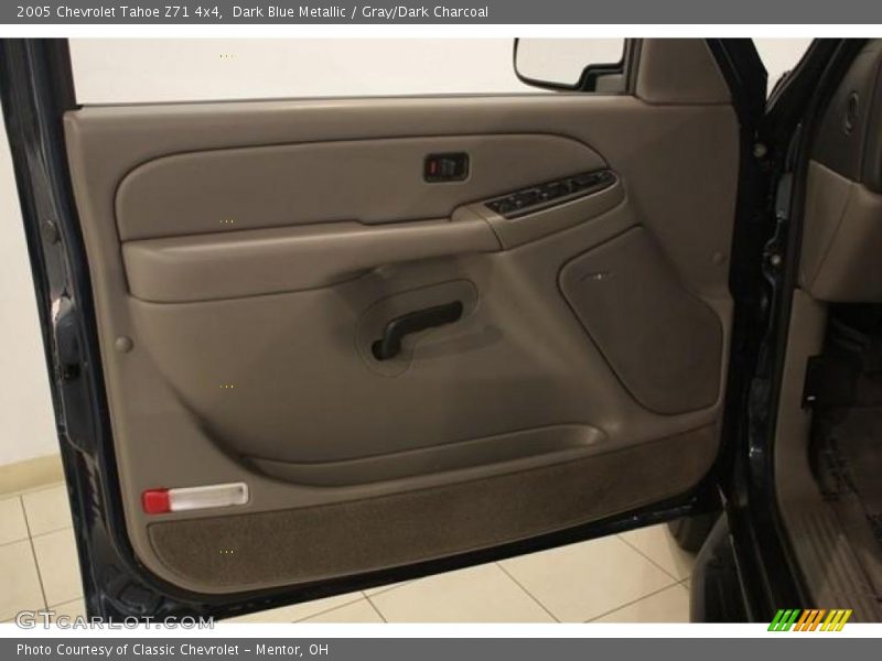 Dark Blue Metallic / Gray/Dark Charcoal 2005 Chevrolet Tahoe Z71 4x4