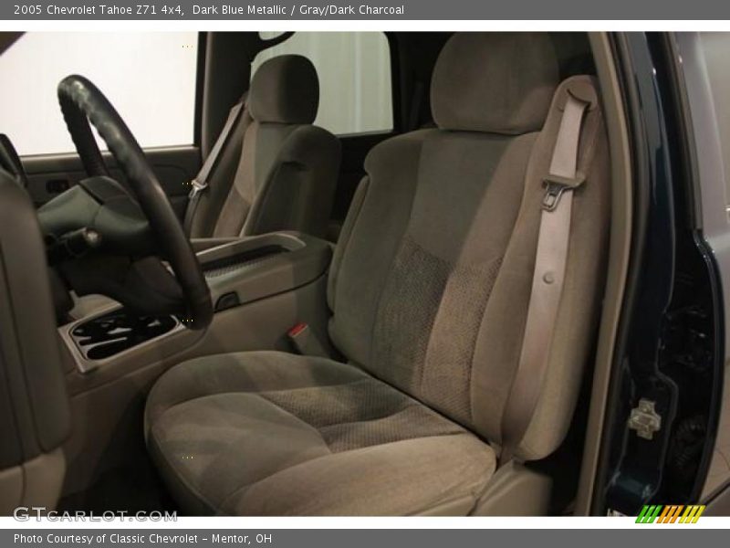 Dark Blue Metallic / Gray/Dark Charcoal 2005 Chevrolet Tahoe Z71 4x4
