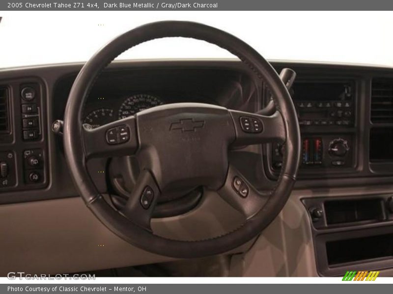 Dark Blue Metallic / Gray/Dark Charcoal 2005 Chevrolet Tahoe Z71 4x4