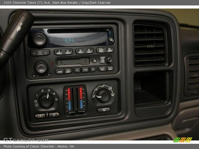 Dark Blue Metallic / Gray/Dark Charcoal 2005 Chevrolet Tahoe Z71 4x4