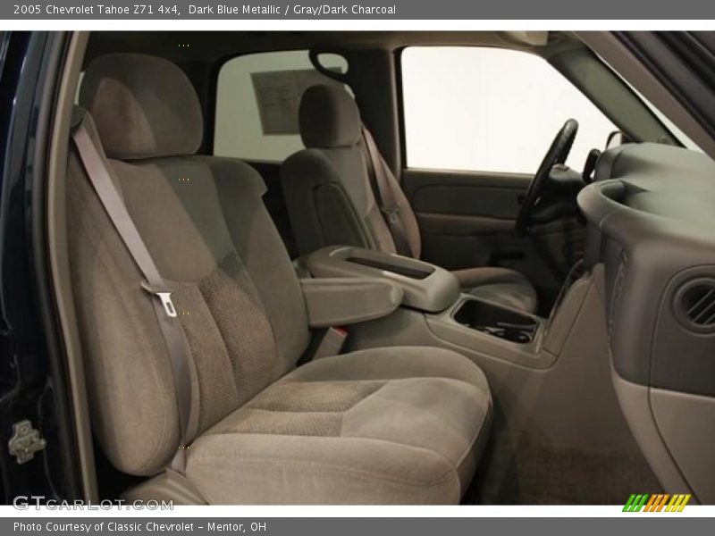 Dark Blue Metallic / Gray/Dark Charcoal 2005 Chevrolet Tahoe Z71 4x4