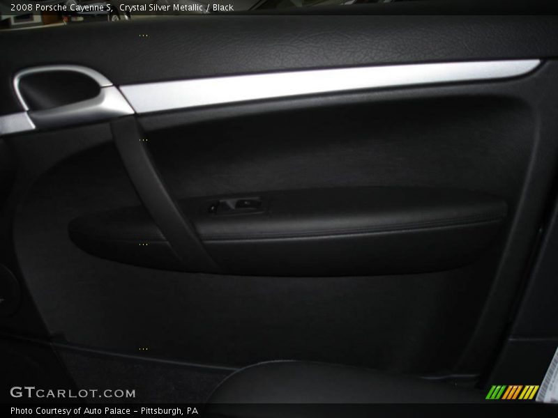 Crystal Silver Metallic / Black 2008 Porsche Cayenne S
