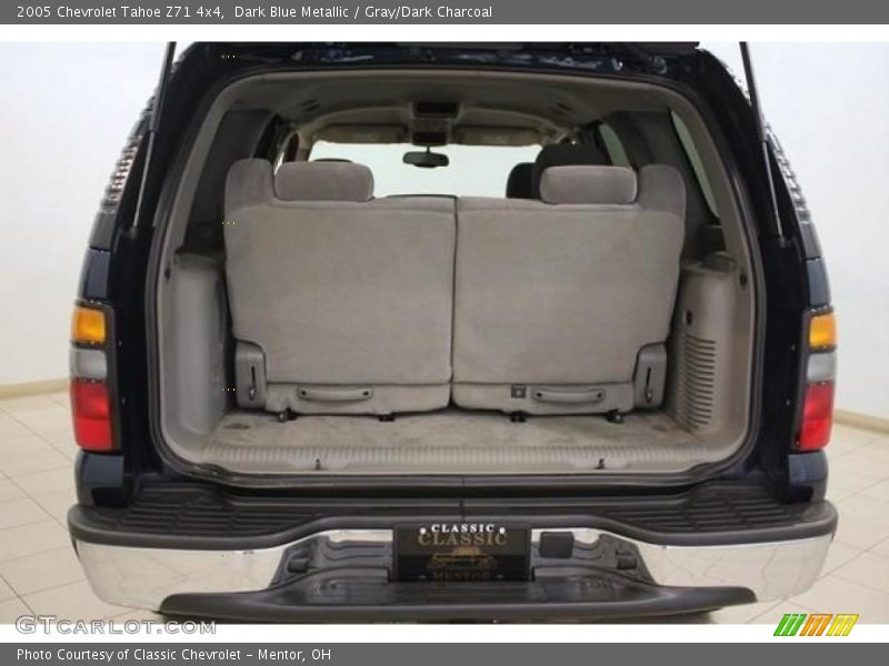 Dark Blue Metallic / Gray/Dark Charcoal 2005 Chevrolet Tahoe Z71 4x4