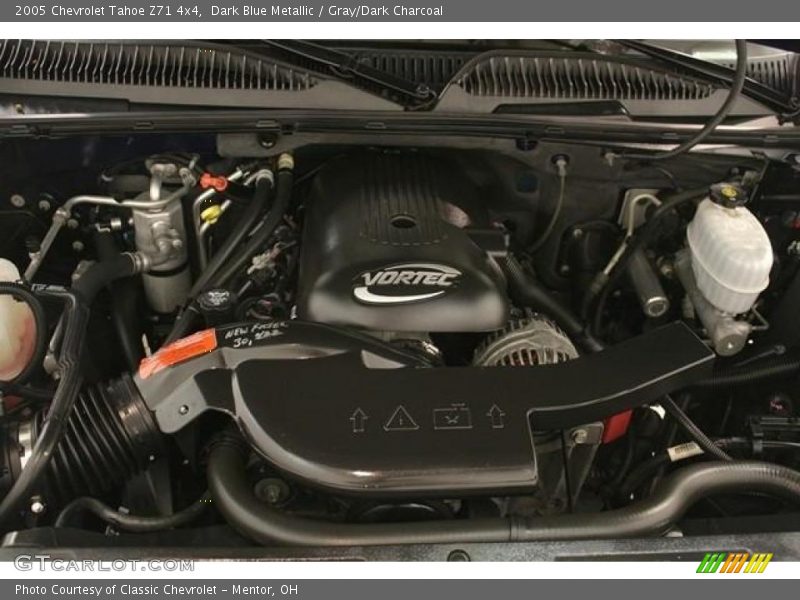 Dark Blue Metallic / Gray/Dark Charcoal 2005 Chevrolet Tahoe Z71 4x4
