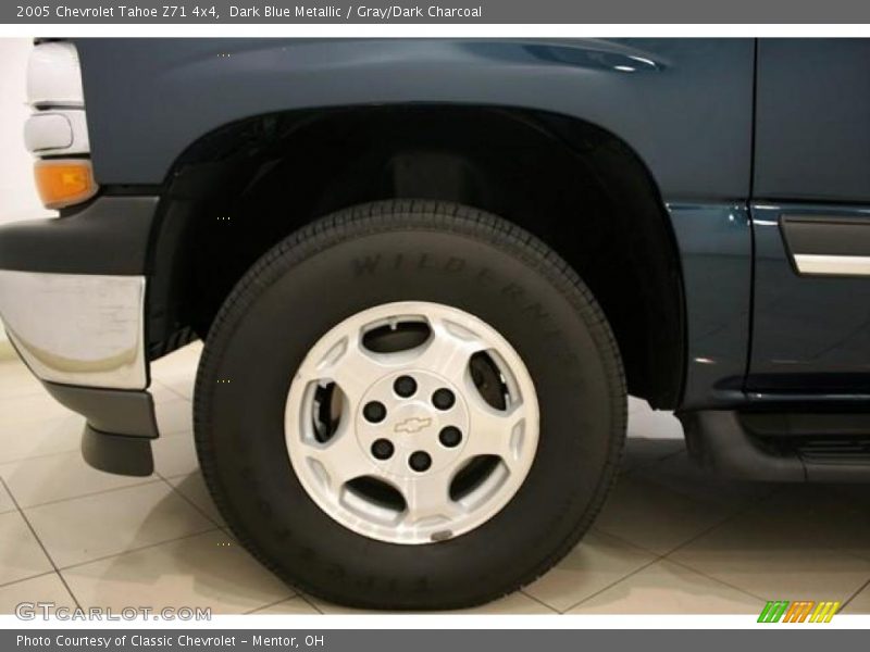 Dark Blue Metallic / Gray/Dark Charcoal 2005 Chevrolet Tahoe Z71 4x4