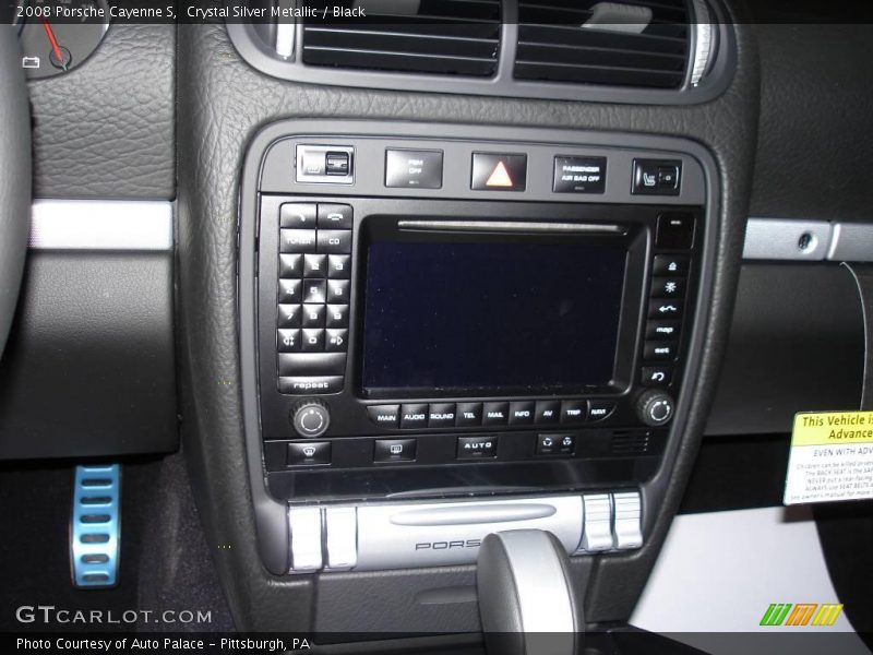 Crystal Silver Metallic / Black 2008 Porsche Cayenne S