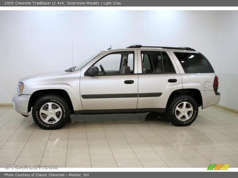 Silverstone Metallic / Light Gray 2005 Chevrolet TrailBlazer LS 4x4