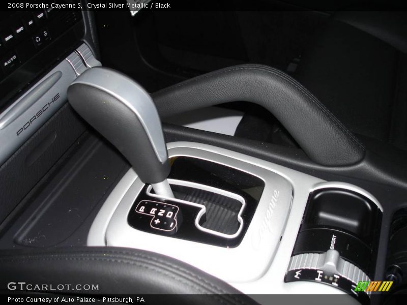 Crystal Silver Metallic / Black 2008 Porsche Cayenne S