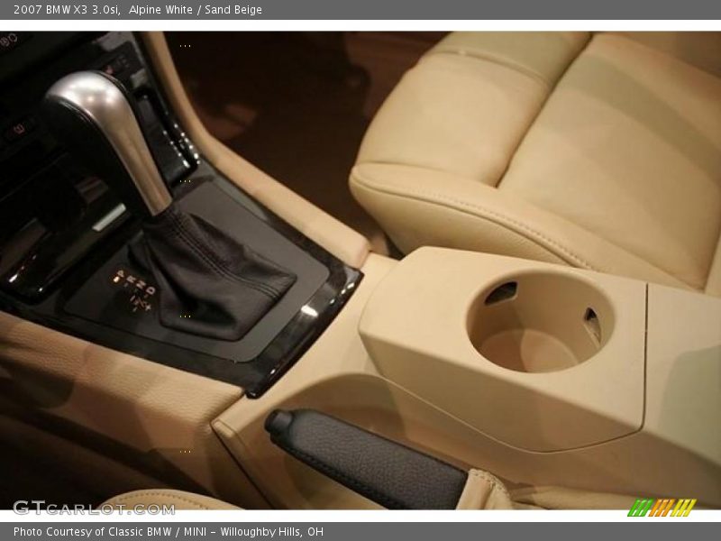 Alpine White / Sand Beige 2007 BMW X3 3.0si
