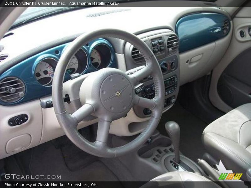 Aquamarine Metallic / Gray 2001 Chrysler PT Cruiser Limited