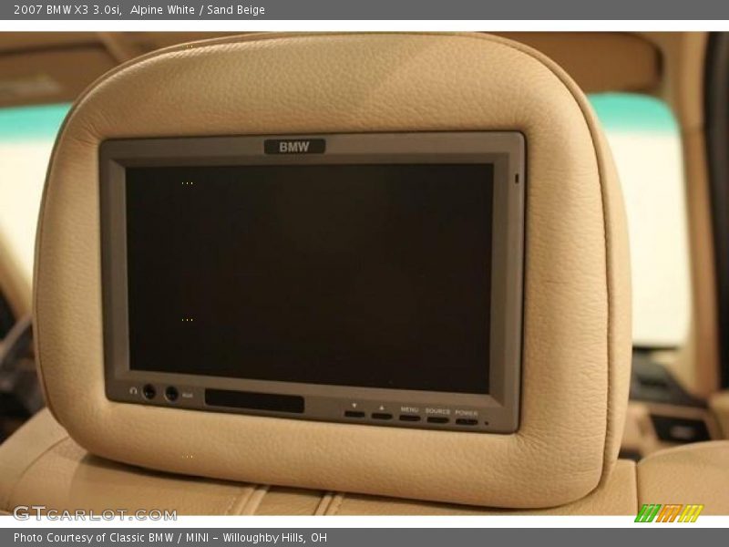 Alpine White / Sand Beige 2007 BMW X3 3.0si