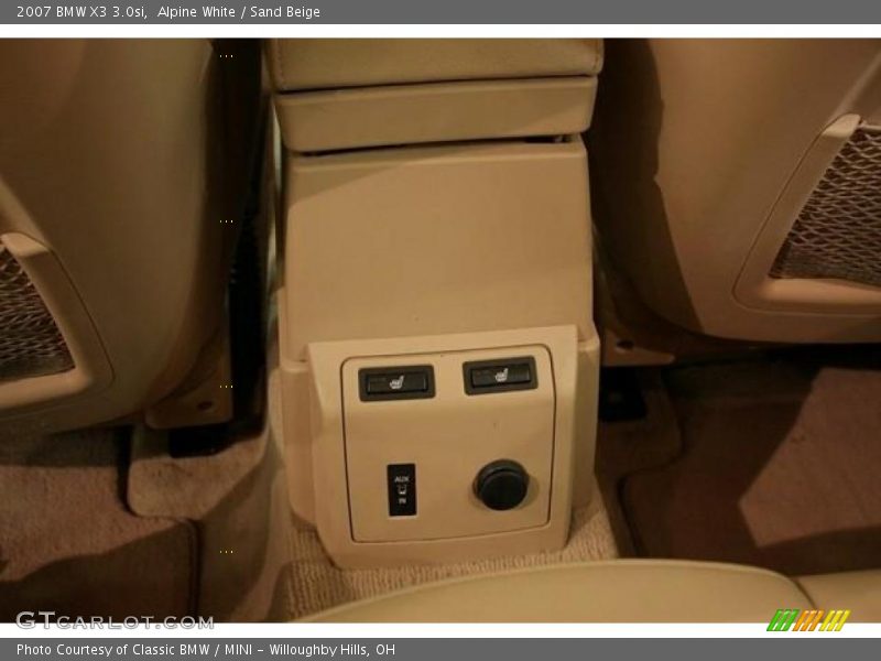 Alpine White / Sand Beige 2007 BMW X3 3.0si