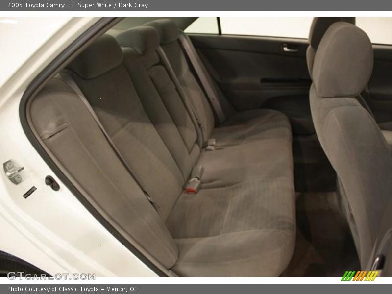 Super White / Dark Gray 2005 Toyota Camry LE
