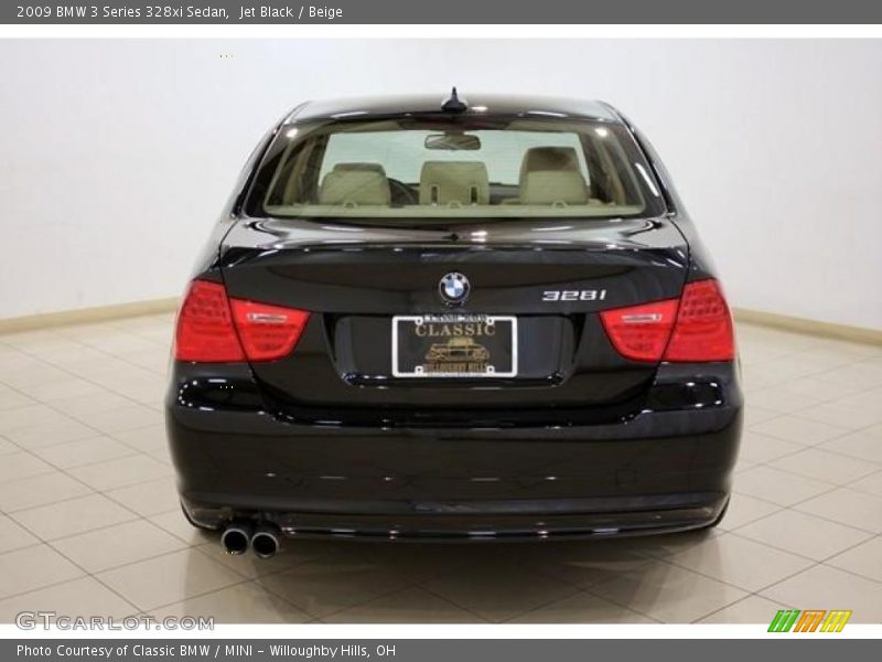 Jet Black / Beige 2009 BMW 3 Series 328xi Sedan