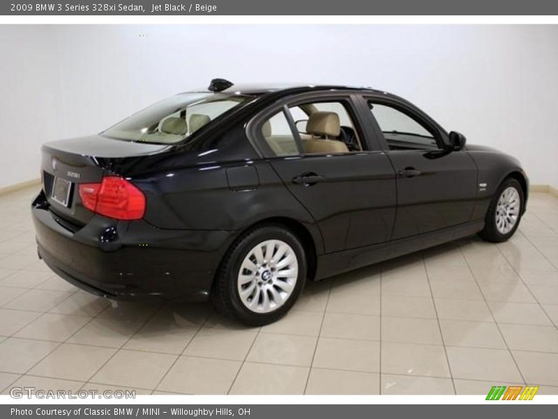Jet Black / Beige 2009 BMW 3 Series 328xi Sedan