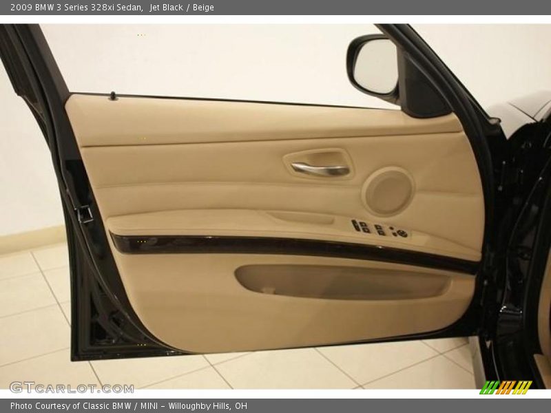 Jet Black / Beige 2009 BMW 3 Series 328xi Sedan