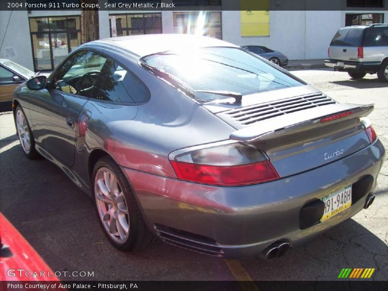 Seal Grey Metallic / Black 2004 Porsche 911 Turbo Coupe