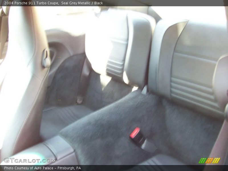 Seal Grey Metallic / Black 2004 Porsche 911 Turbo Coupe