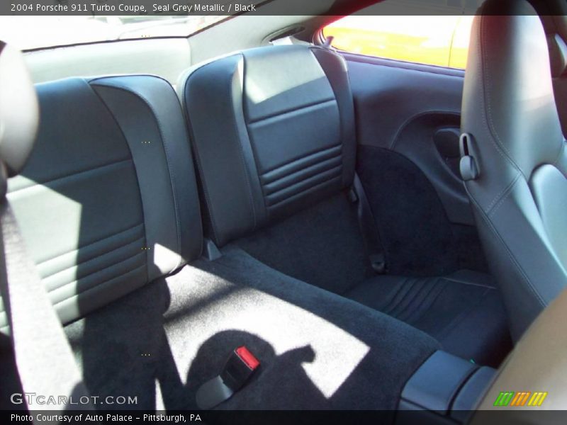 Seal Grey Metallic / Black 2004 Porsche 911 Turbo Coupe