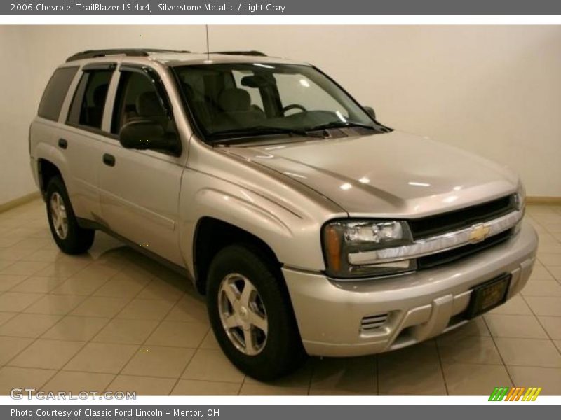 Silverstone Metallic / Light Gray 2006 Chevrolet TrailBlazer LS 4x4