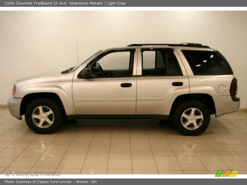 Silverstone Metallic / Light Gray 2006 Chevrolet TrailBlazer LS 4x4