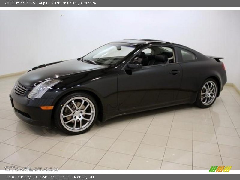 Black Obsidian / Graphite 2005 Infiniti G 35 Coupe