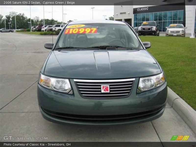 Cypress Green / Beige 2006 Saturn ION 2 Sedan