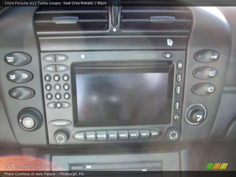 Seal Grey Metallic / Black 2004 Porsche 911 Turbo Coupe