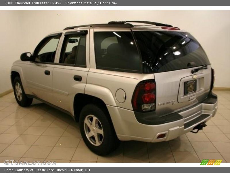 Silverstone Metallic / Light Gray 2006 Chevrolet TrailBlazer LS 4x4