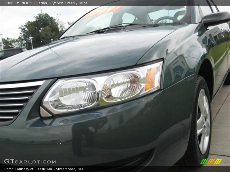 Cypress Green / Beige 2006 Saturn ION 2 Sedan