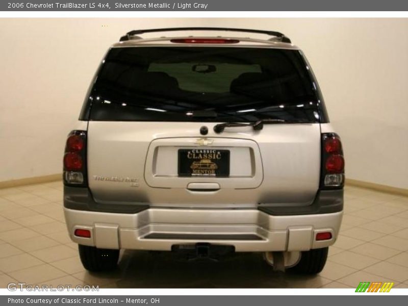 Silverstone Metallic / Light Gray 2006 Chevrolet TrailBlazer LS 4x4