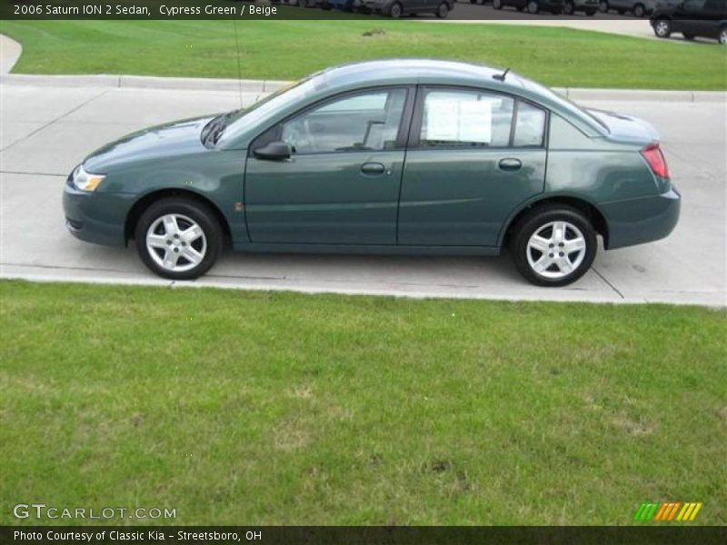 Cypress Green / Beige 2006 Saturn ION 2 Sedan