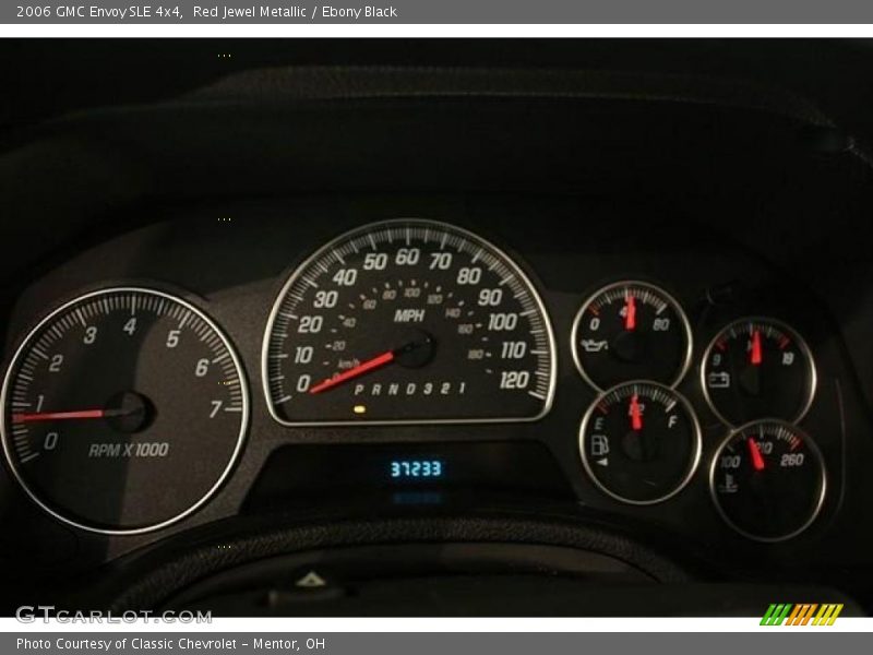 Red Jewel Metallic / Ebony Black 2006 GMC Envoy SLE 4x4