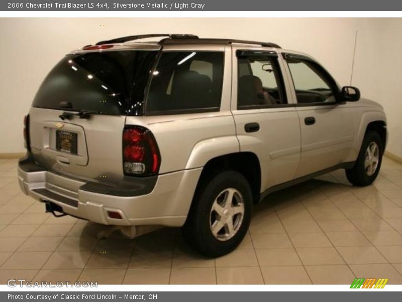 Silverstone Metallic / Light Gray 2006 Chevrolet TrailBlazer LS 4x4