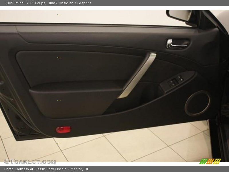 Black Obsidian / Graphite 2005 Infiniti G 35 Coupe