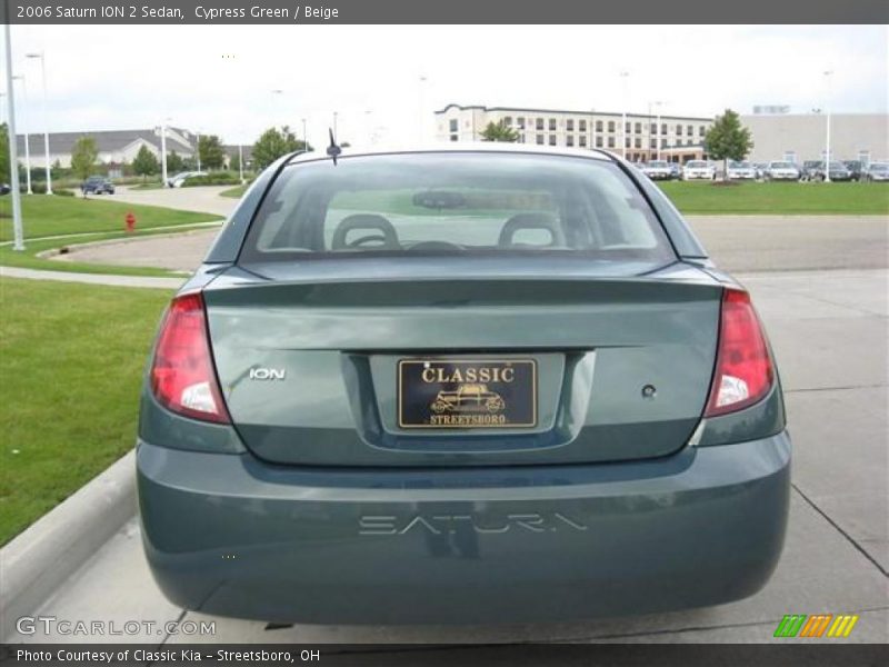 Cypress Green / Beige 2006 Saturn ION 2 Sedan