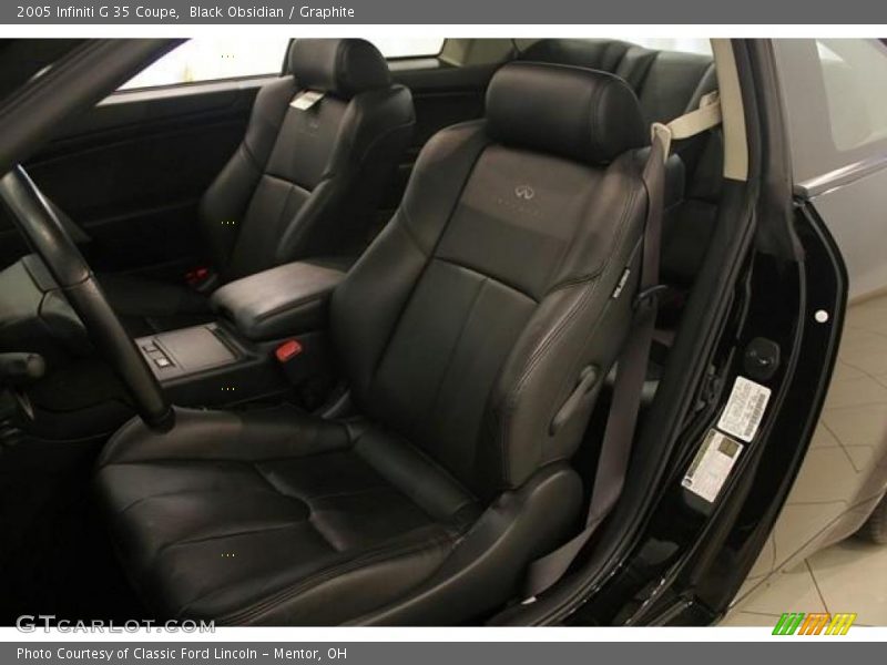 Black Obsidian / Graphite 2005 Infiniti G 35 Coupe