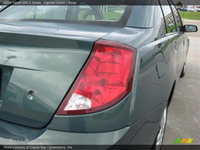Cypress Green / Beige 2006 Saturn ION 2 Sedan