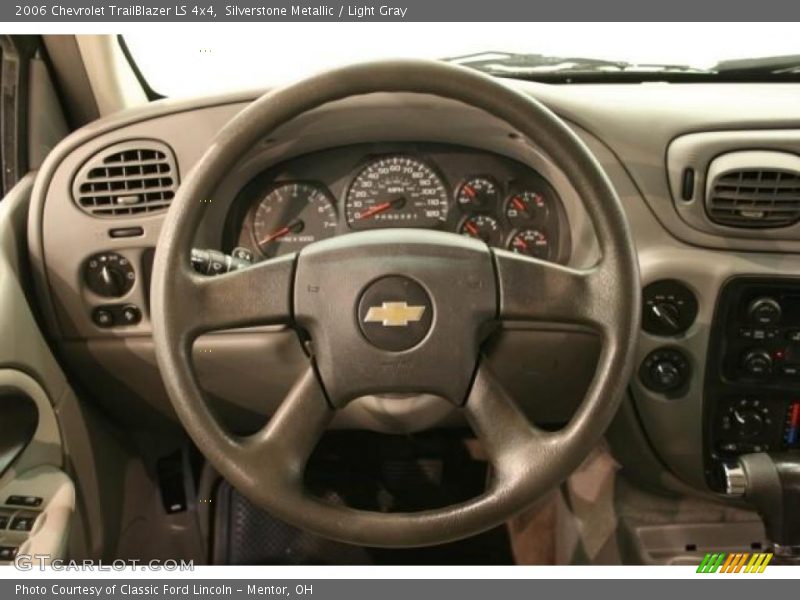 Silverstone Metallic / Light Gray 2006 Chevrolet TrailBlazer LS 4x4