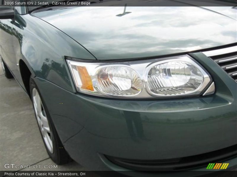 Cypress Green / Beige 2006 Saturn ION 2 Sedan